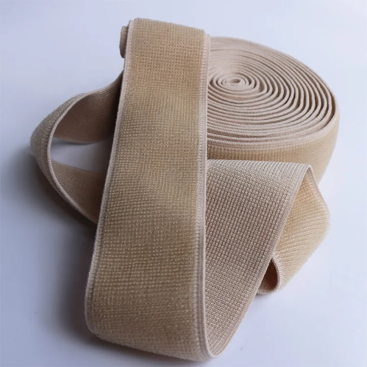 Customized 2 INCH Beige Medical Elastic Loop Strap