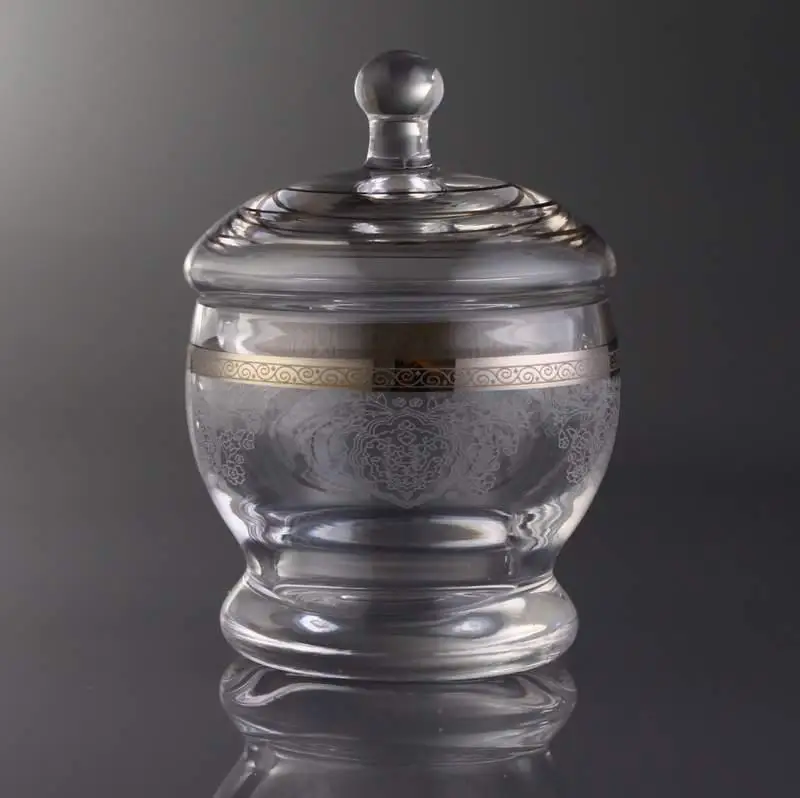 
1551 Sugar Pot (1 Pc), Decor: Rumeysa, Color: Platinum 