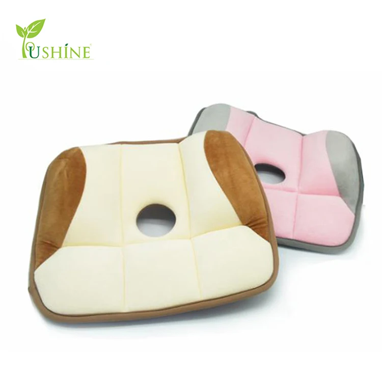 
Beautiful buttocks cushion waist straight back memory foam fat seat cushion 
