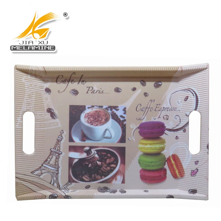 
China Manufacturer Wholesale Factory price creative new design melamine tray 