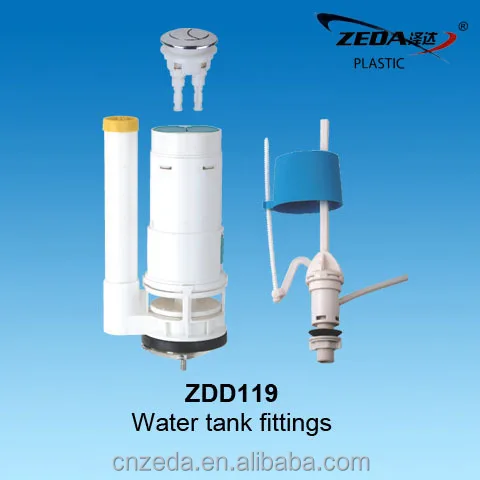 Toilet tank flush mechanism dual flush WC tank fitting,cistern accessories