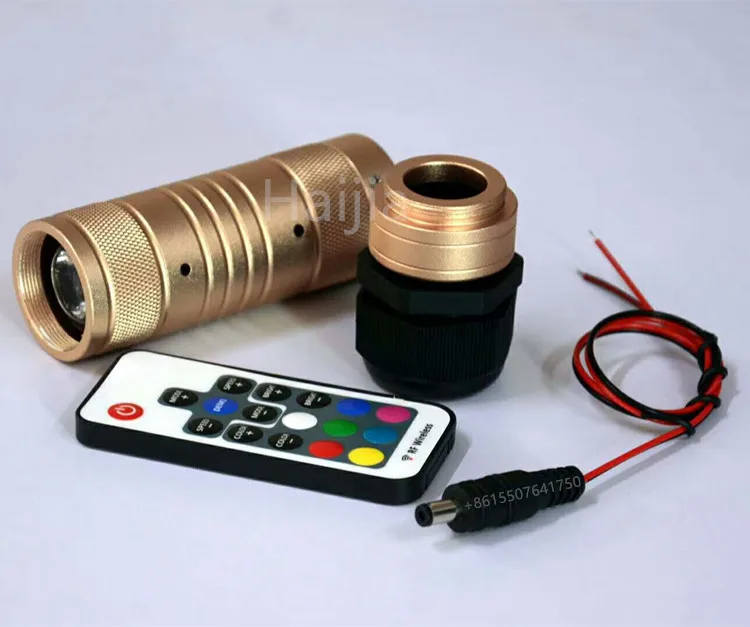 Музыкальный пульт дистанционного управления 6 Вт 12 В мини аудио Обесцвечивающий волоконно-оптический свет проектор апертура 3 мм ~ 20 мм