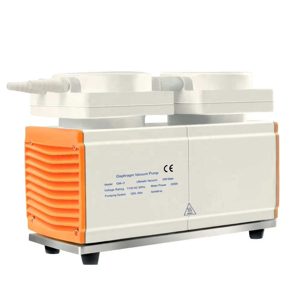 West Tune GM-2 120L/min Anti-corrosive Lab Oil Free Chemical Resistant 220V Electric Vacuum Diaphragm Pump