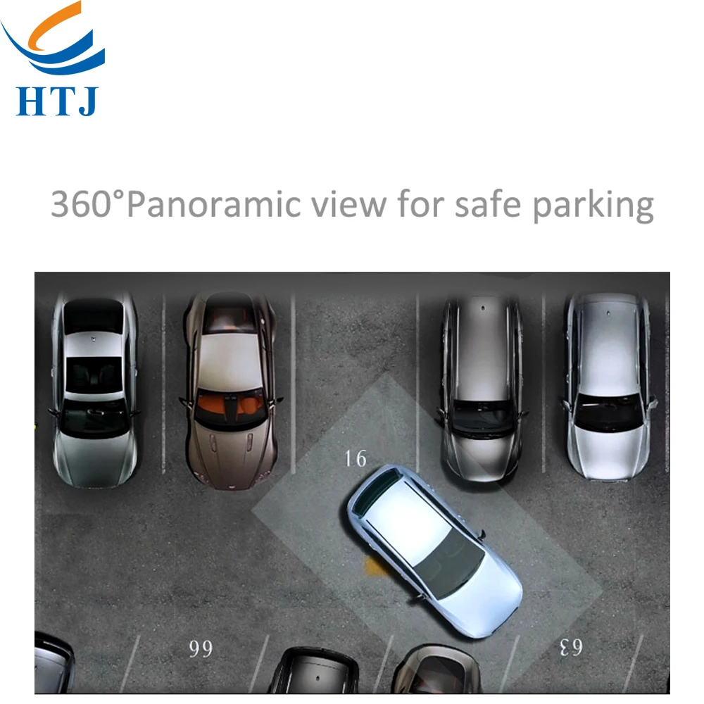 4 каналов мониторинга 360 градусов Surround View камеры системы