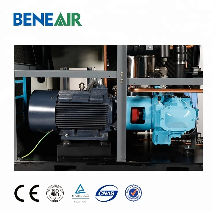 Patent Technology 30 bar ~40 bar  High Pressure Oil-free PM VSD Two-stage Rotary Screw Booster Air Compressor For PET Blower Mac