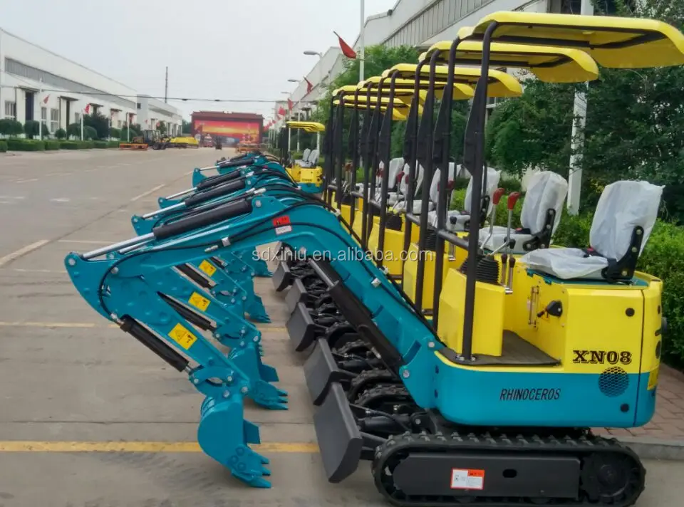 XINIU mini excavator XN08, small farm tractor, 0.8t mini excavator for sale