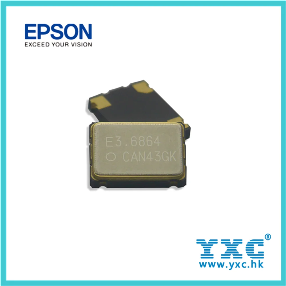3.6864 МГц 1.6 В ~ 3.6 В 7050 Кварцевый Генератор 4 P SMD 50ppm 3.6864 МГц EPSON генератор MEMS SG7050CAN 7 х 5 мм