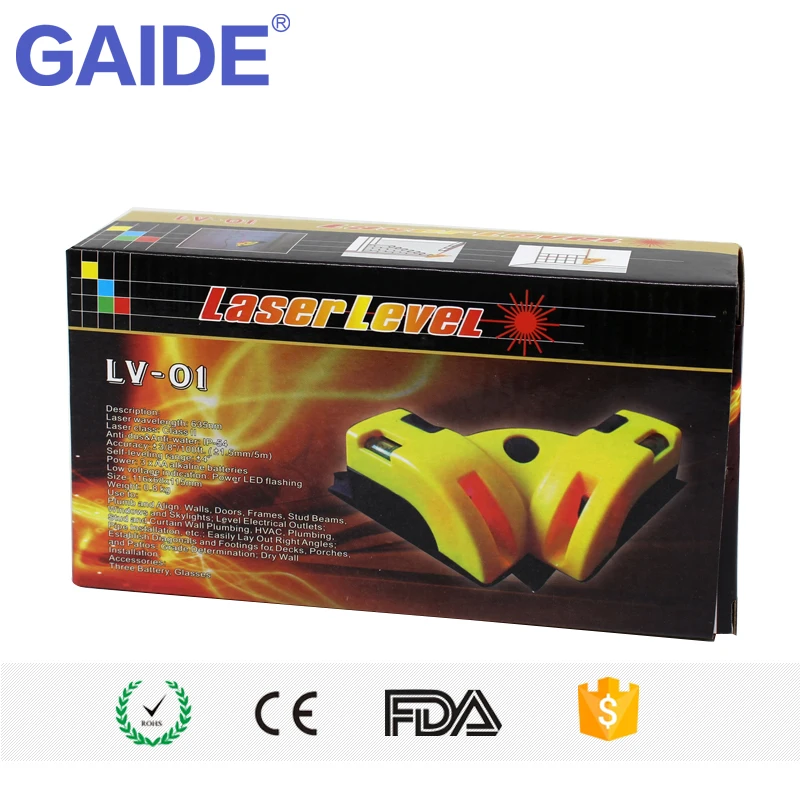 OEM new good cross line rotary portable handheld digital laser level meter for construction mini type