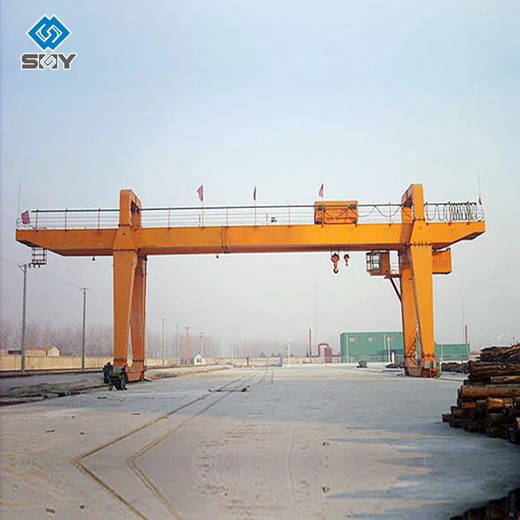 Heavy Duty Good Quality Container yard Double Girder RMG Rail Mounted Container Gantry Crane