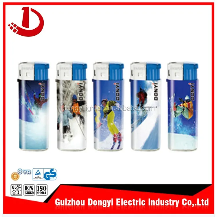 Premium slim electronic lighter cigarette plastic lighter