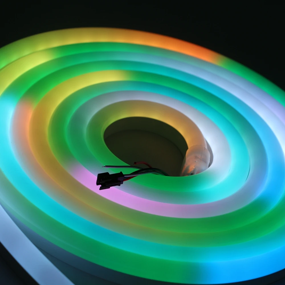 programmable SK6812 LED flexible neon tube light 60LEDs/M DC5V for rooms