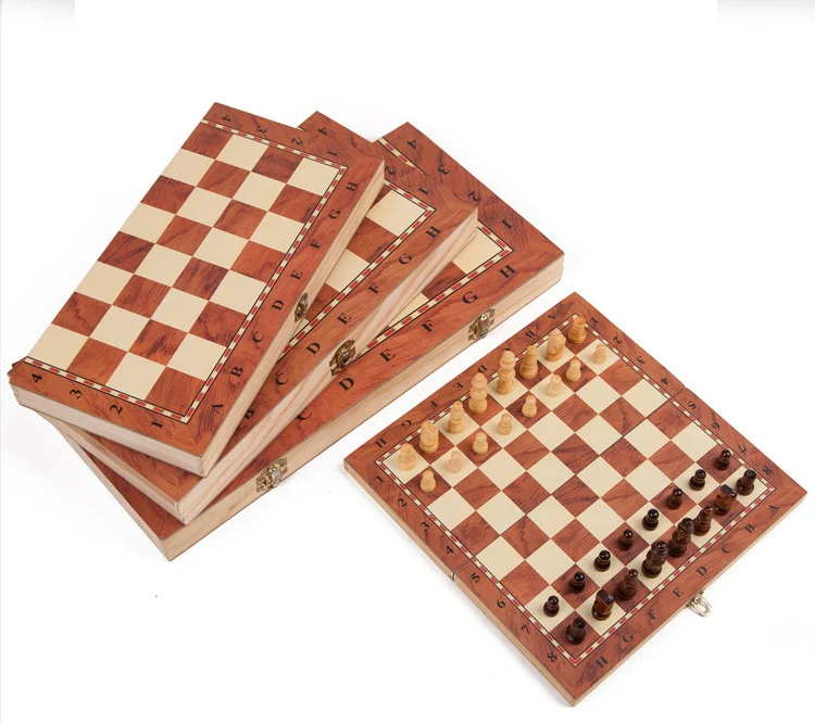 
Folding Wooden Chess Set 2 In 1 Folding Chess Board Manufacturer 