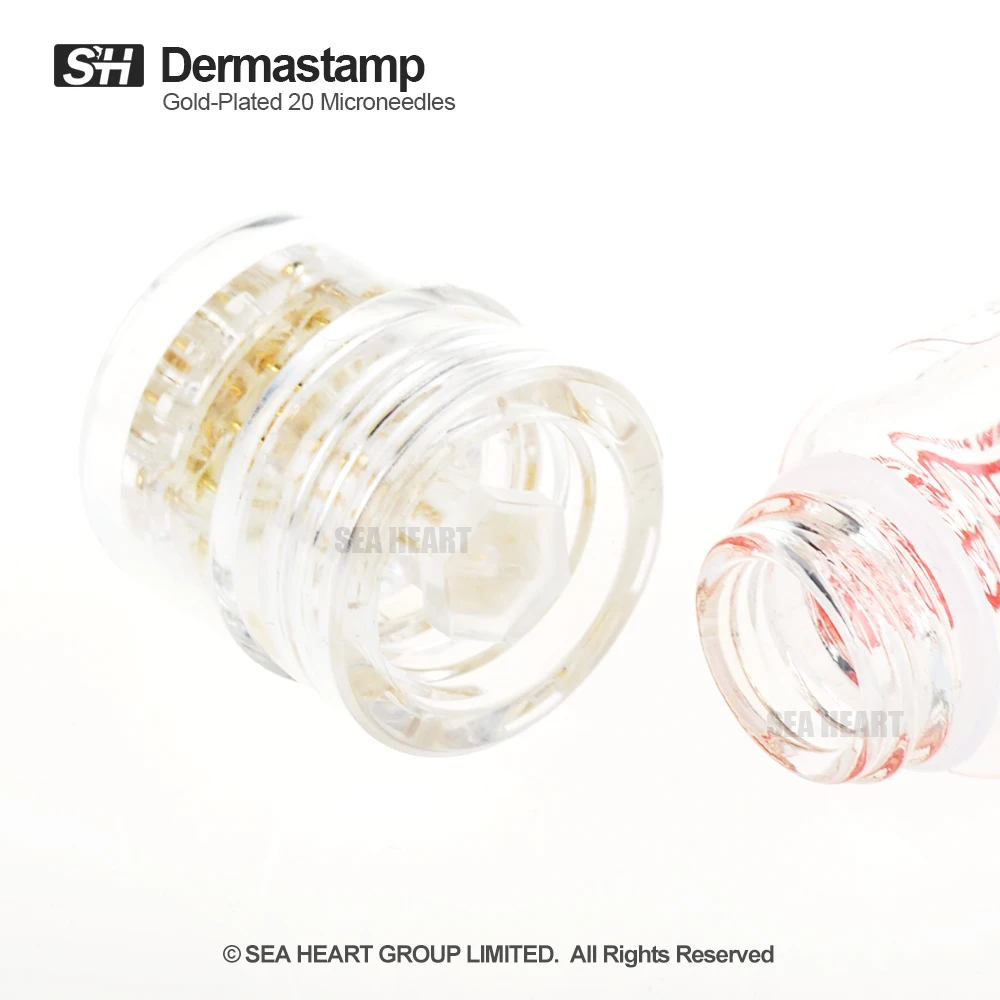  Мезотерапия гидравлическая игла 20 микроигл золотые наконечники Дерма штамп для гиалуроновой кислоты