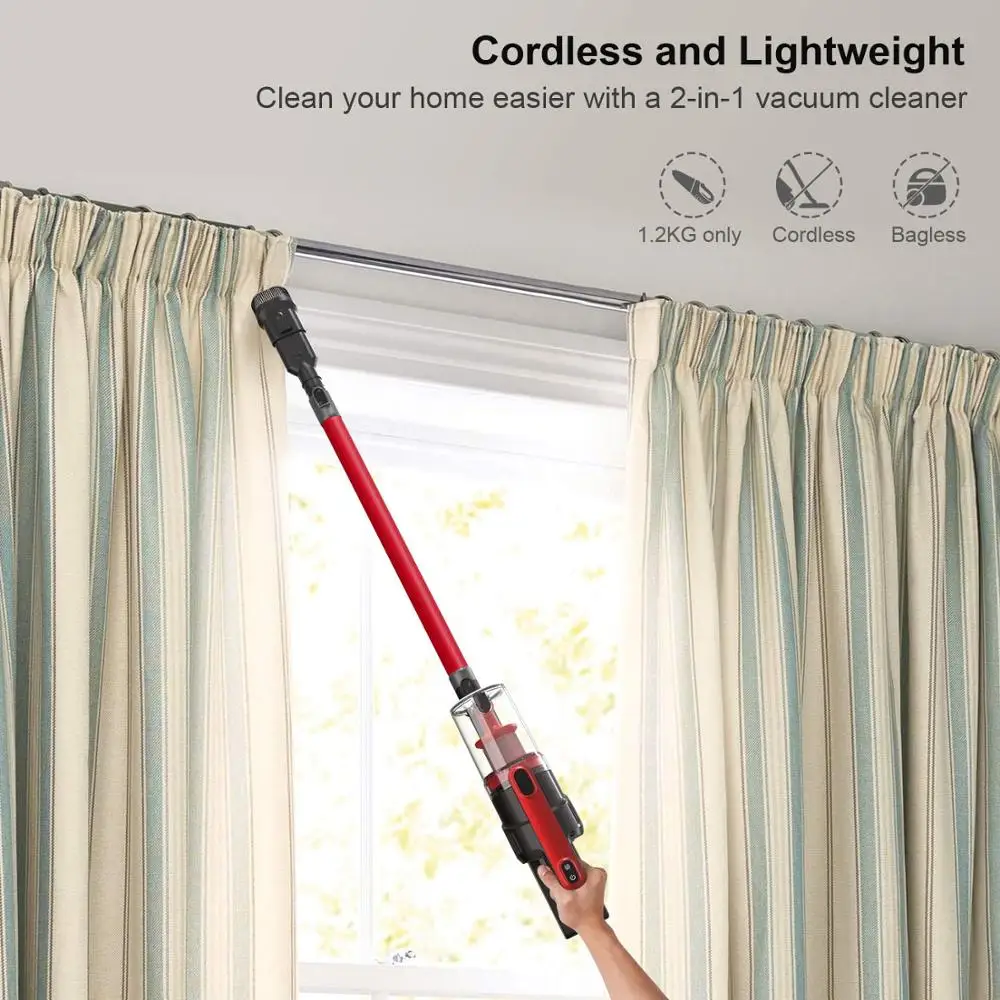 New Design Fashion Rechargeable Cordless Stick Vacuum Cleaner With Li-ion