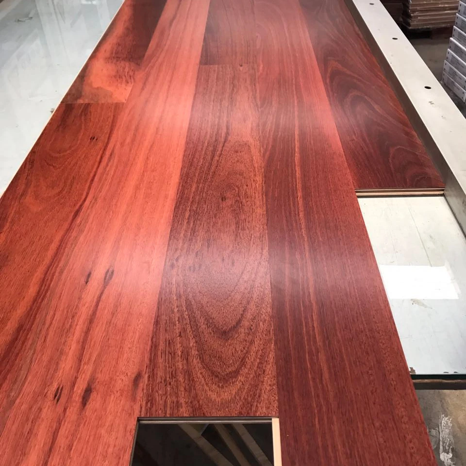 Natural Jarrah Wood Flooring in Red Color Parquet For Hotel And residential decoration