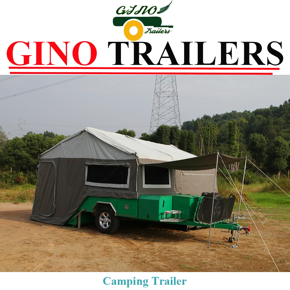 
4x4 soft floor atv tent trailer for camping 