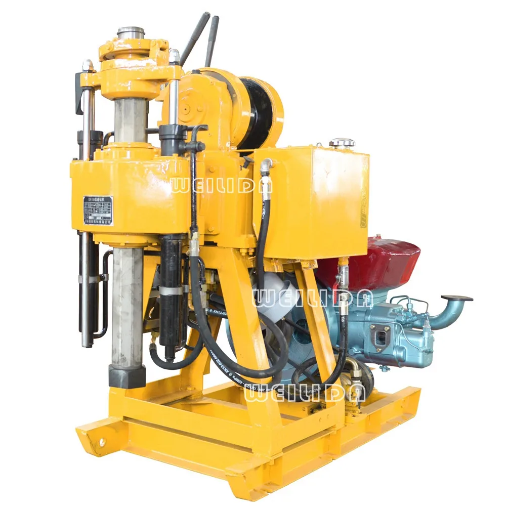 hot sale depth 200m drilling rig or water well drilling rig machine