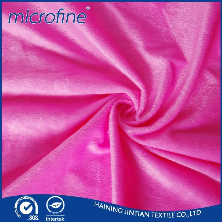 1.5 мм 100% полиэстер velboa бархатной ткани для плюшевые тапочки