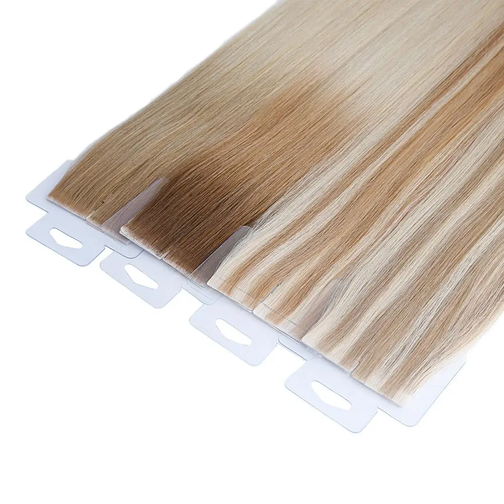 
K.SWIGS 100% Remy Hair Tape In Human Hair Extensions PU Skin Weft Tape In Hair 