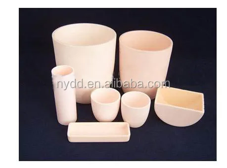 
1700 degree alumina crucible round type for lab sintering furnace 