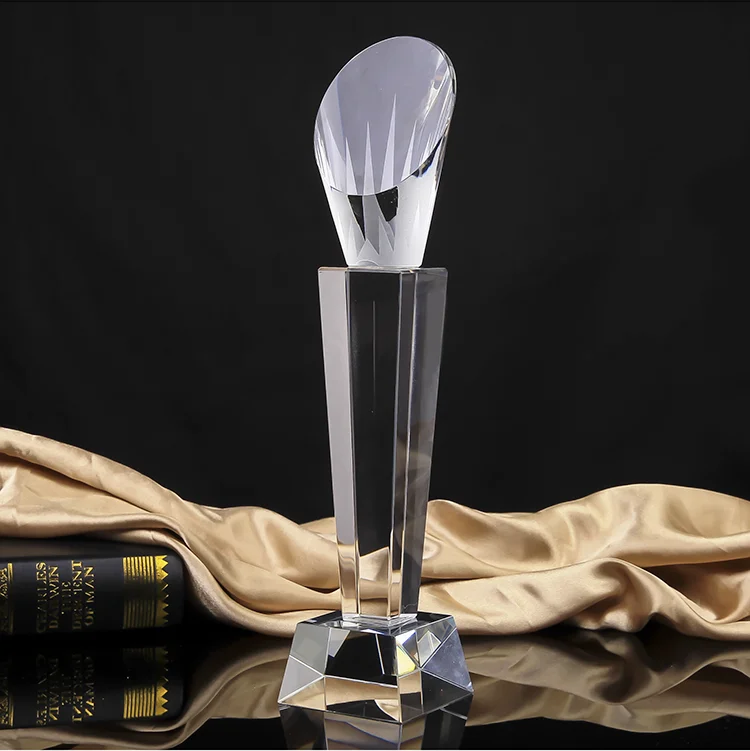 Professional  manufacture  unique design  crystal trophy
