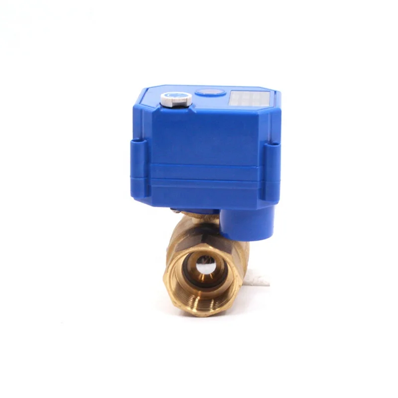 CE Certificated Flow Control Valve CWX  Mini Electric Actuator Water Control Valve 3v 5v 6v 12v 24v 110v 220v DN15 DN20 DN25
