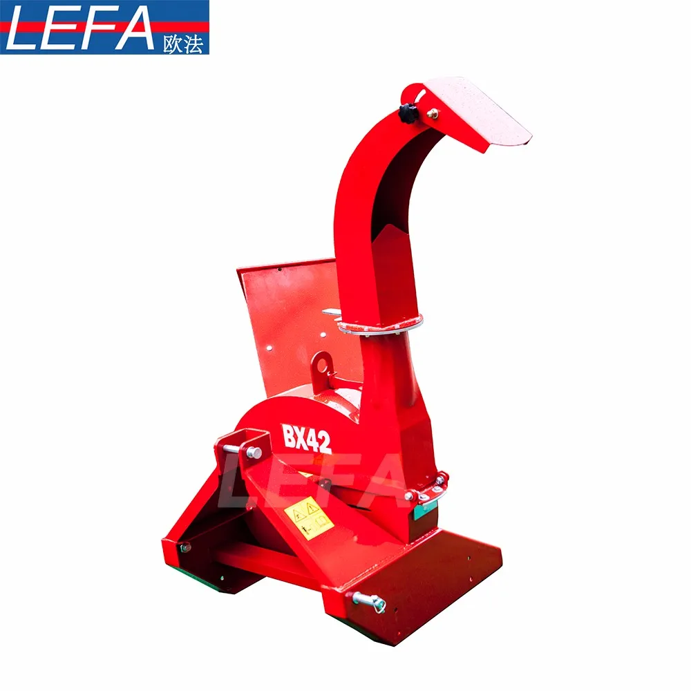 Agricultural machinery small tractor pto driven wood chipper with ce