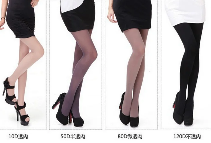 Модные яркие шелковые колготки 120D для женщин
