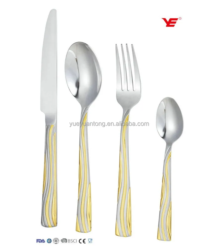 Deluxe Wooden case for 126pcs stainless steel cutlery set tableware set