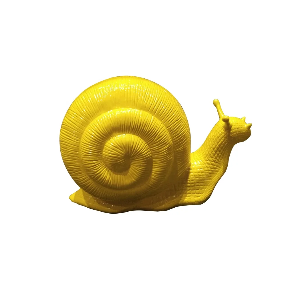 
Shopping Mall Decorative Props Fiberglass Giant Snail 