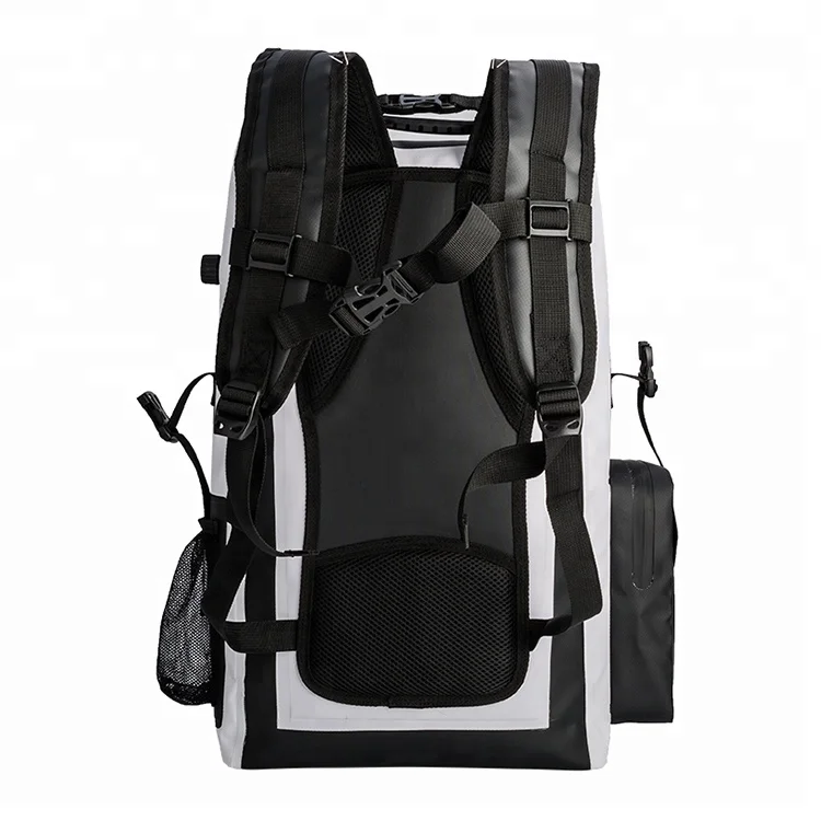 PVC 30L rolltop soft ice waterproof leakproof insulated cooler backpack