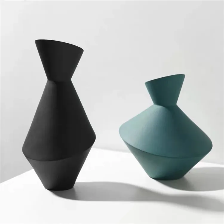 Fancy design high quality modern table wedding decorative wholesale ceramic porcelain vases for home decor