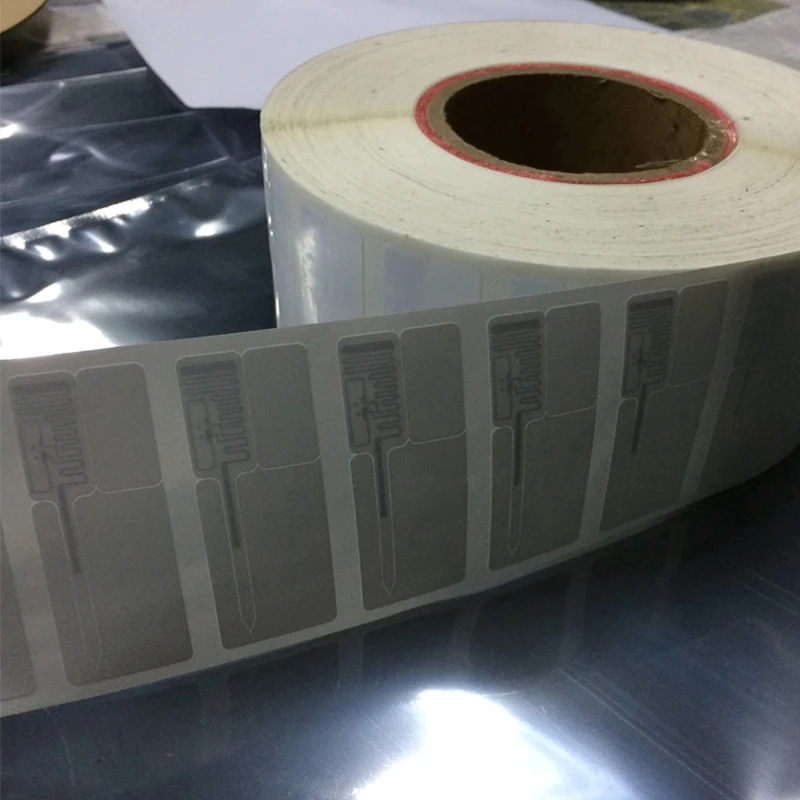 Programmable rfid label sticker 860-960mhz UHF customized size uhf rfid wet inlay for inventory assets management