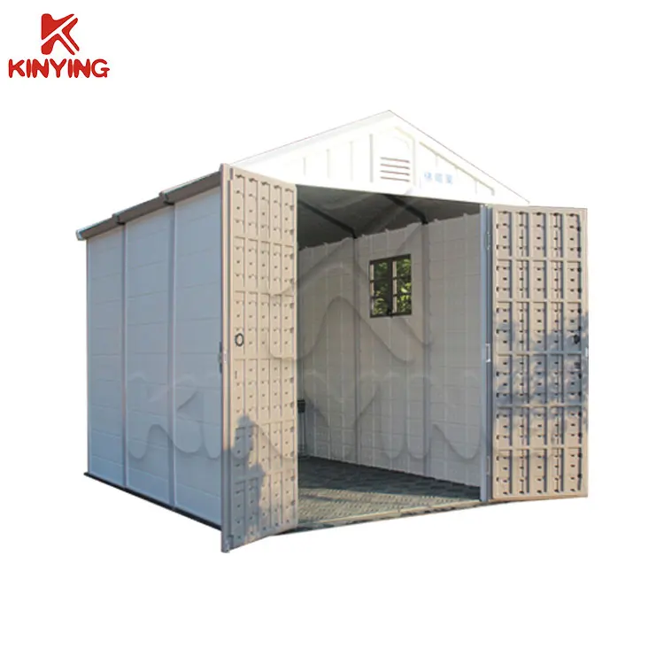 China KINYING brand back yard house tool house garden shed kit plastic