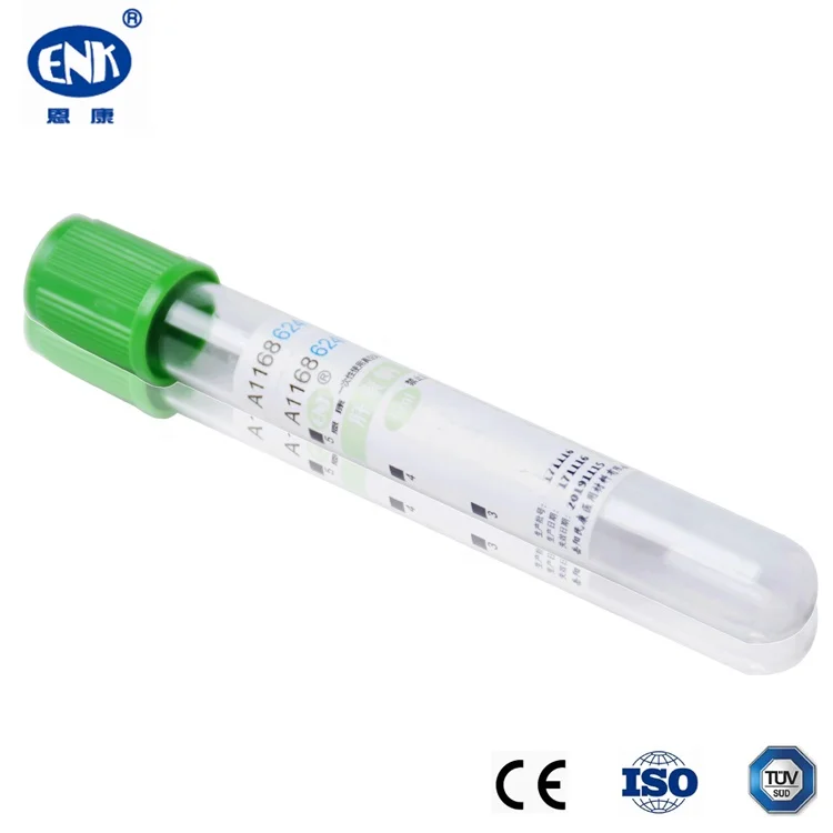 Disposable Heparin Blood Sample Collection Tube