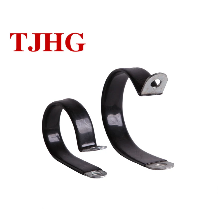 
Low price black Stainless Steel Tube rubber Hose Clamp 