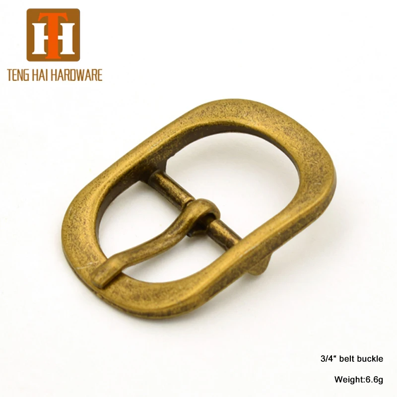 wholesale zinc alloy antique brass belt buckle for bag belt accessory