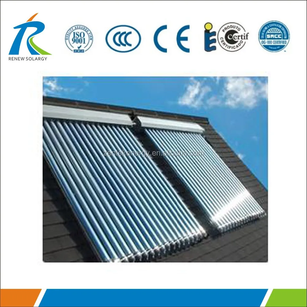 High Quality and Best Sale Heat Pipe Solar Collector for Pressurized Hot Water System