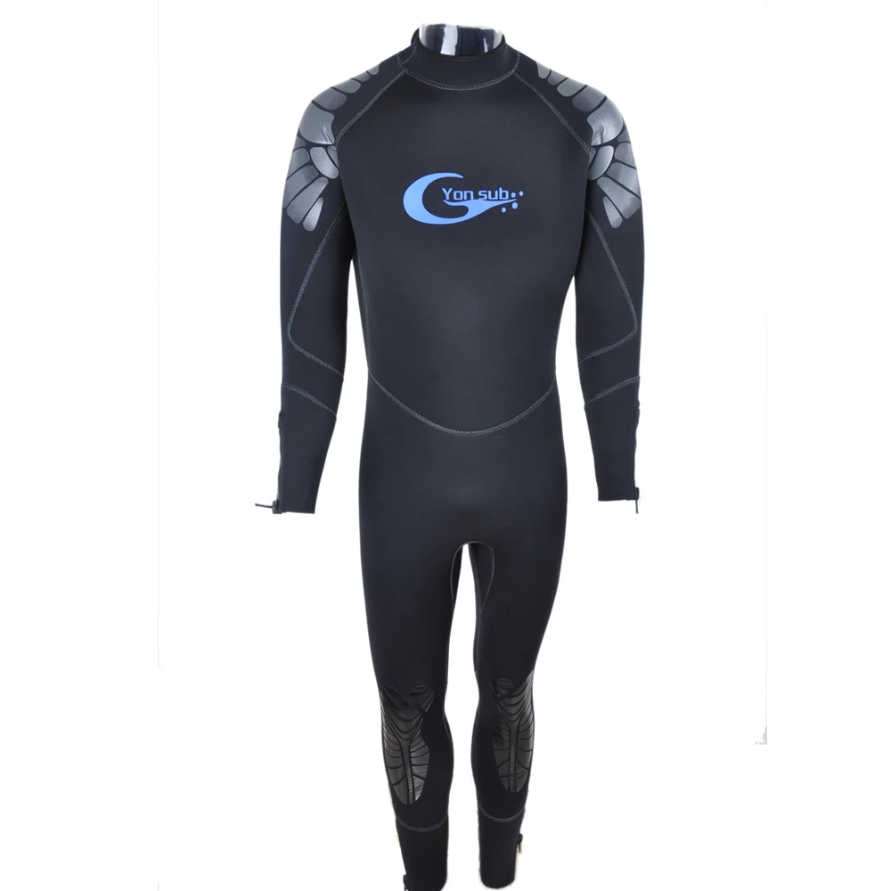 Professional high quality full long sleeve back zipper diving scuba wetsuit