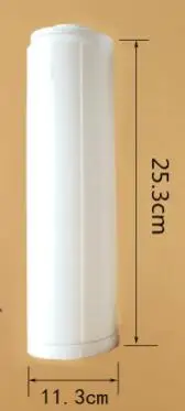 Пустый пополняемый картридж для канистры из смолы/GAC/Carbon Water фильтра, 2,5 дюйма х 10 дюймов или 2,5 дюйма х 20 дюймов