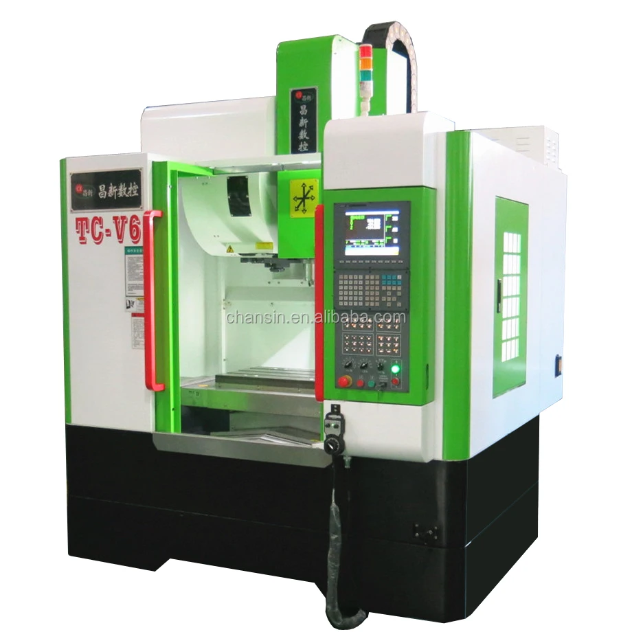 Вертикальный Гравировальный фрезерный станок с ЧПУ для металла по Заводской Цене vmc V6