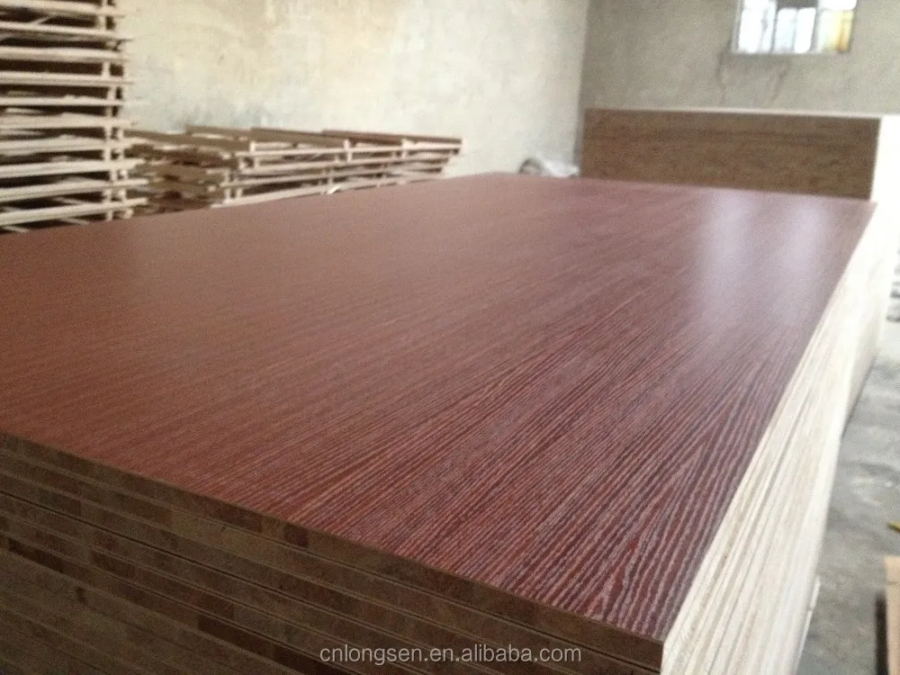 1220x2440x18mm Falcate core(1st Grade) Melamine Blockboard