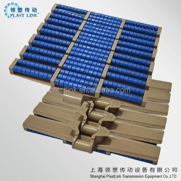 LBP 882TAB Flat roller plastic top chain heavy duty sideflexing plastic conveyor chain