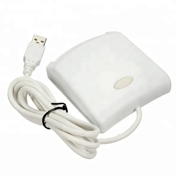 Чёрный/Белый Портативный USB полноскоростной смарт-чип-ридер IC мобильные устройства считывания банковских карт