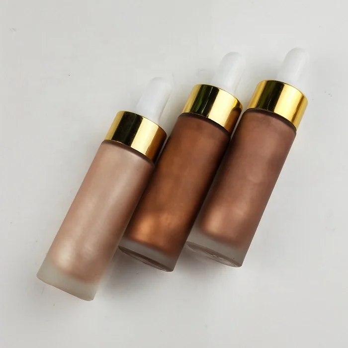 
Face Glow Bronzer Drops Highlighter Cruelty Free Vegan Wholesale Makeup Sunscreen Private Label Liquid Highlighter 