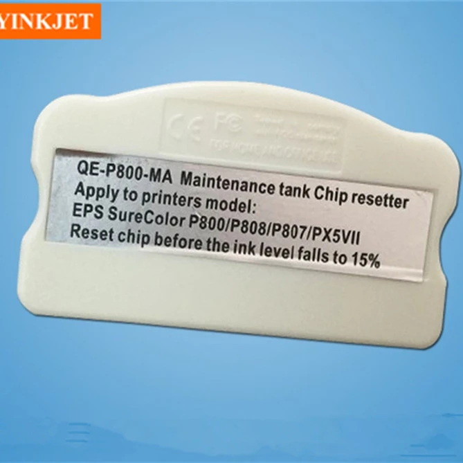 P800  Maintenance Tank Chip Resetter For Epson SureColor SC-P800 P800 P807 P808 PX5VII Printer Waste Ink Tank Chip Resetter