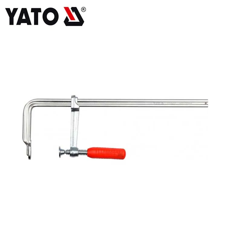 YATO YT-6408 Wholesale Forged F Clamp 500X120Mm Chromed Quick Release Metal F Clamp