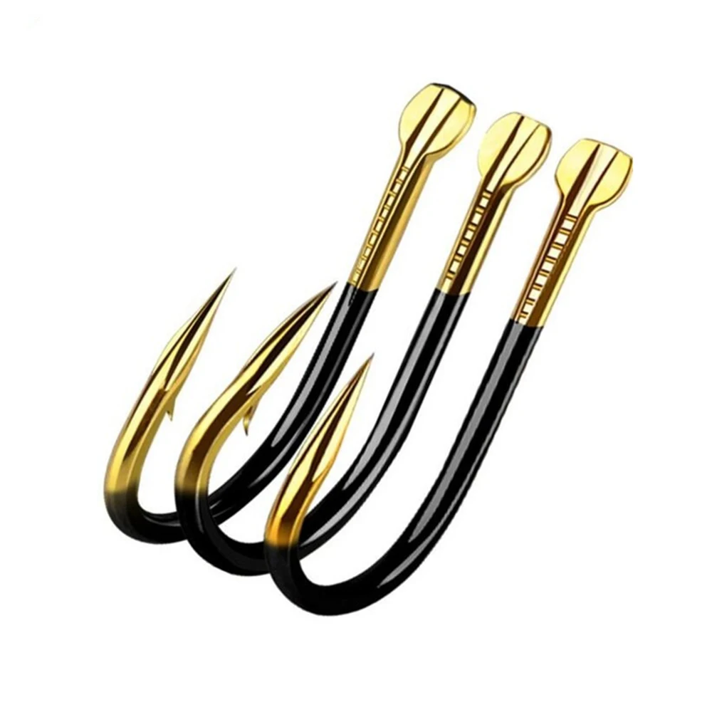 
10pcs/Lot Fishing Hooks Fishhooks Fishing Accessories Supplies Lures Carp Fishing Tackle Barbed Colored Tungsten Alloy 15 Sizes 
