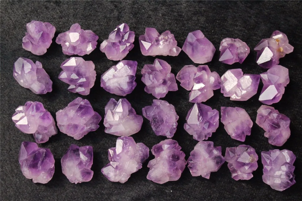 
PRETTY Quartz Natural Tibetan Skeletal Purple AMETHYST Feng Shui High Quality Amethyst Crystal Cluster Aleamethyst Crystal Point 