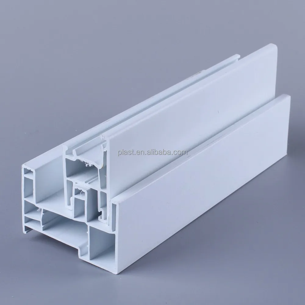European Style 80mm Sliding Pvc Door Profile Upvc Profile for Window and Door